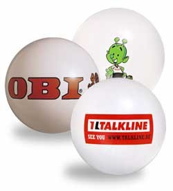 Werbefußball aus Kunststoff, 22 cm