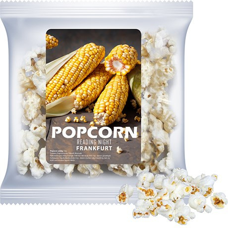 Popcorn süß, ca. 20g, Express Maxi-XL-Tüte mit Etikett
