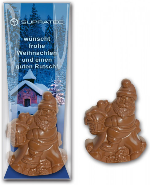 Nikolaus auf Schaukelpferd