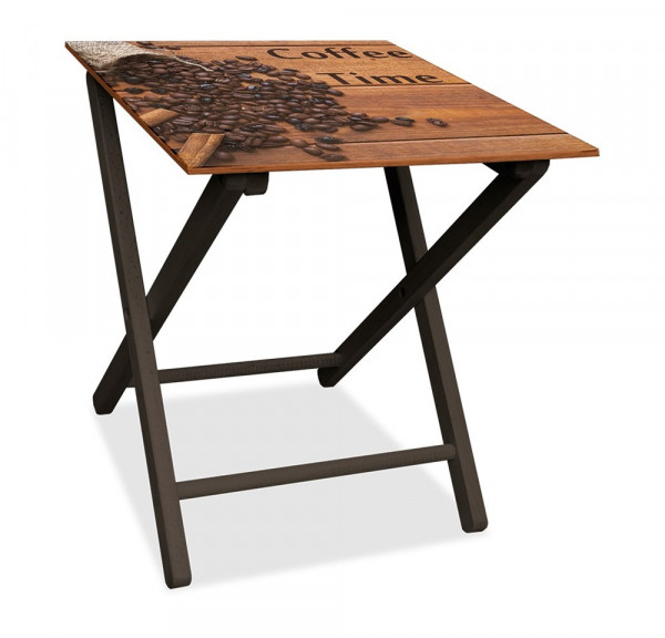 faltbarer Holztisch 40 x 40 cm