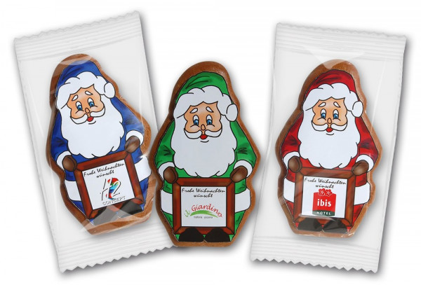 Lebkuchennikolaus mit bedrucktem Bild