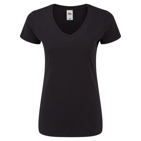 Frauen Farbe T-Shirt Iconic V-Neck