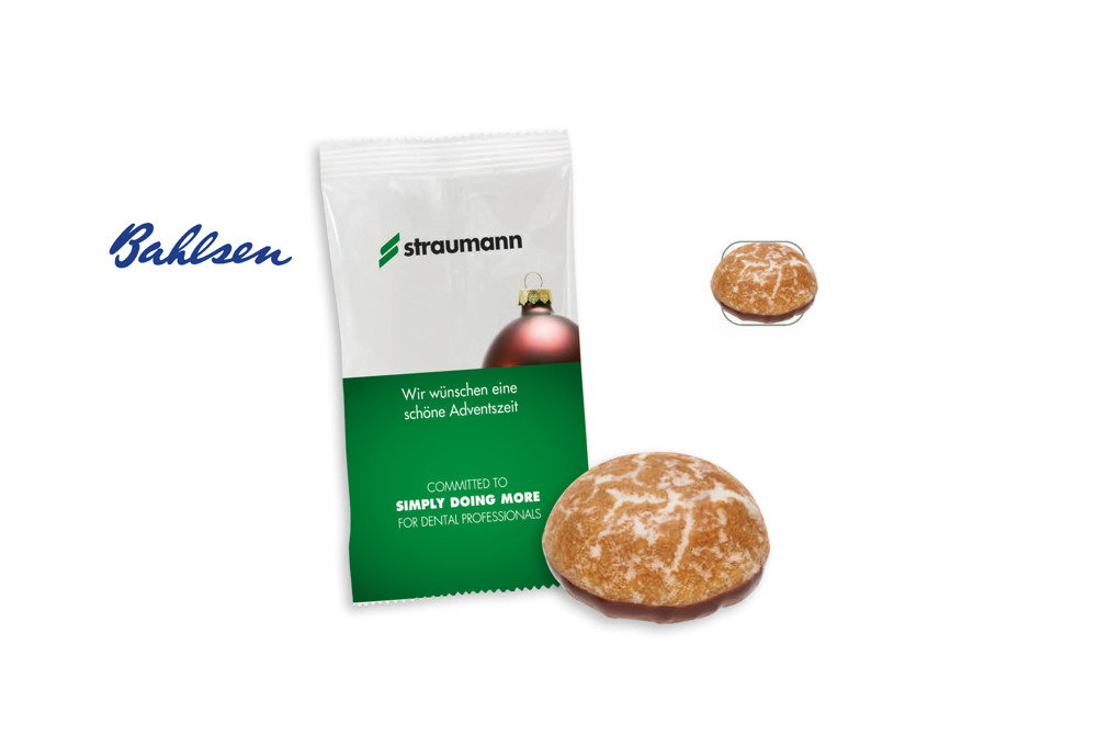 Bahlsen Lebkuchen Mini Contessa Werbetüte 1 Stück  ,  Inhalt:  Bahlsen Lebkuchen Mini Contessa