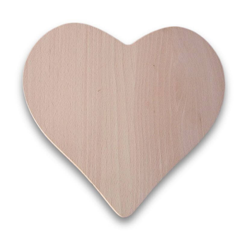 Herzbrett aus Holz